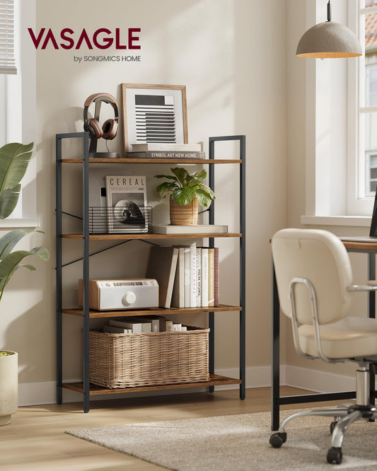4 Tier Tall Bookshelf