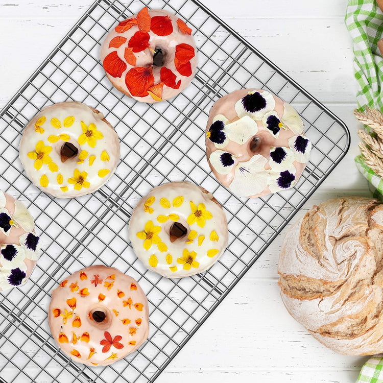 Baking Sheet with Rack Set [2 Pans + 2 Racks]