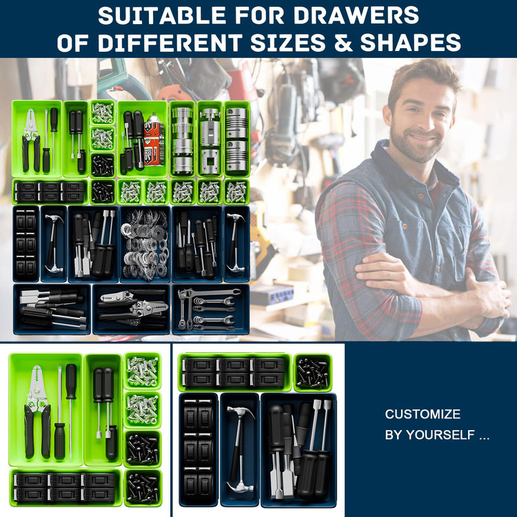 47pcs Tool Box Organizer (47 Count)