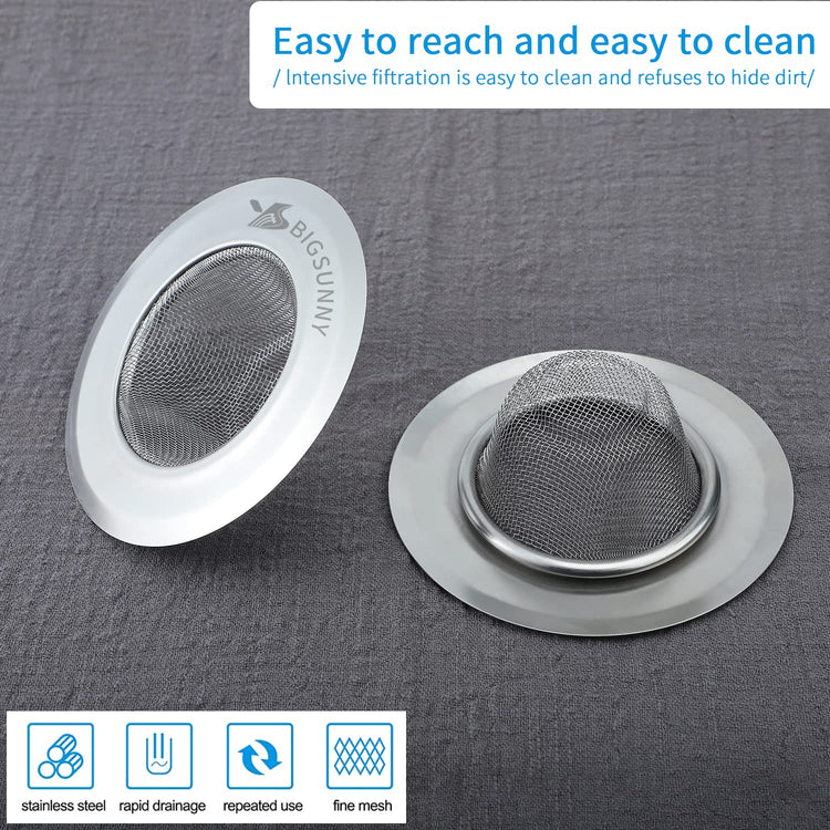 Mesh Sink Strainer Set of 2 (2 Count)
