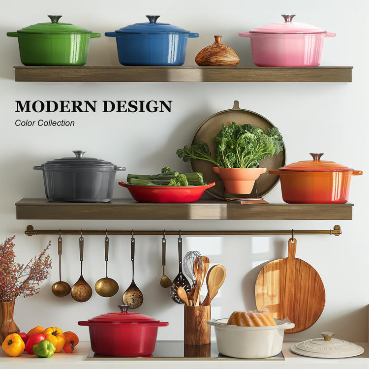 Enameled Cast Iron Dutch Oven