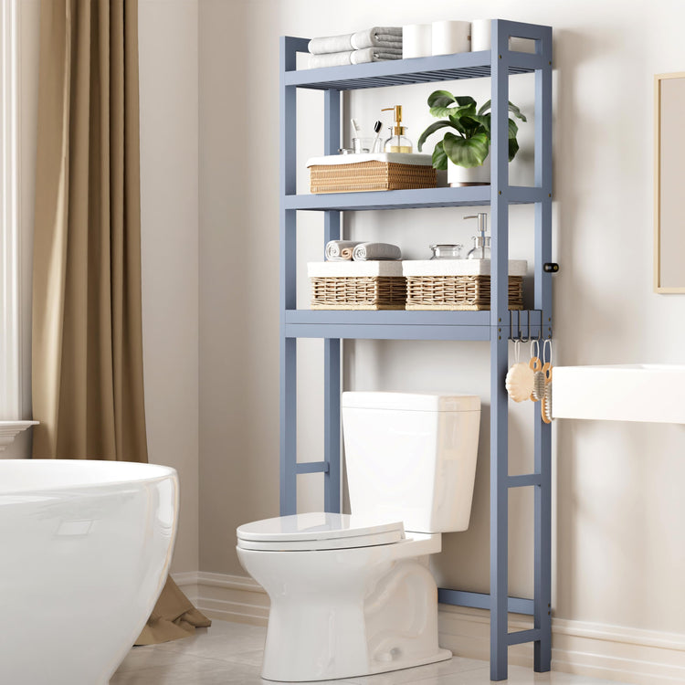 Bamboo Over The Toilet Storage Cabinet (3 Count)