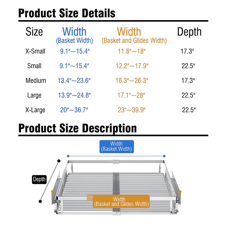 Expandable Pull Out Cabinet Organizer