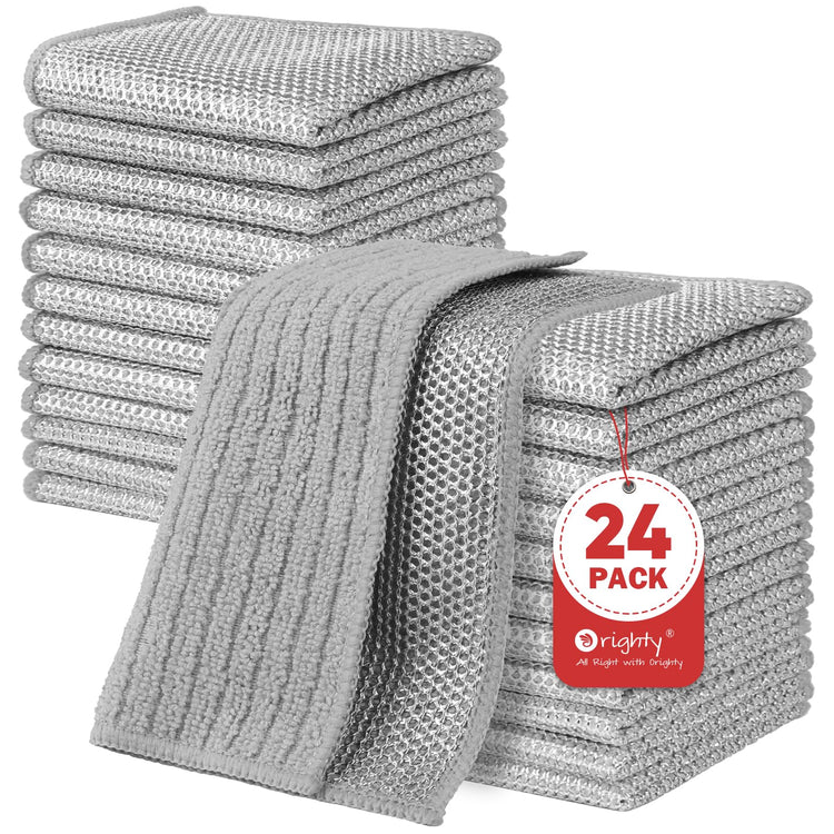 Dish Cloths 24 Pack Double (24 Count)