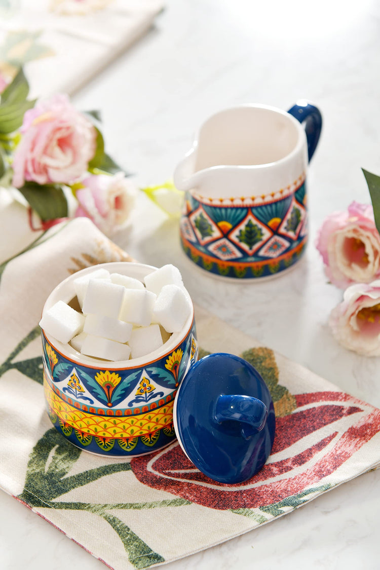 Havana Ceramic Sugar and Creamer Set