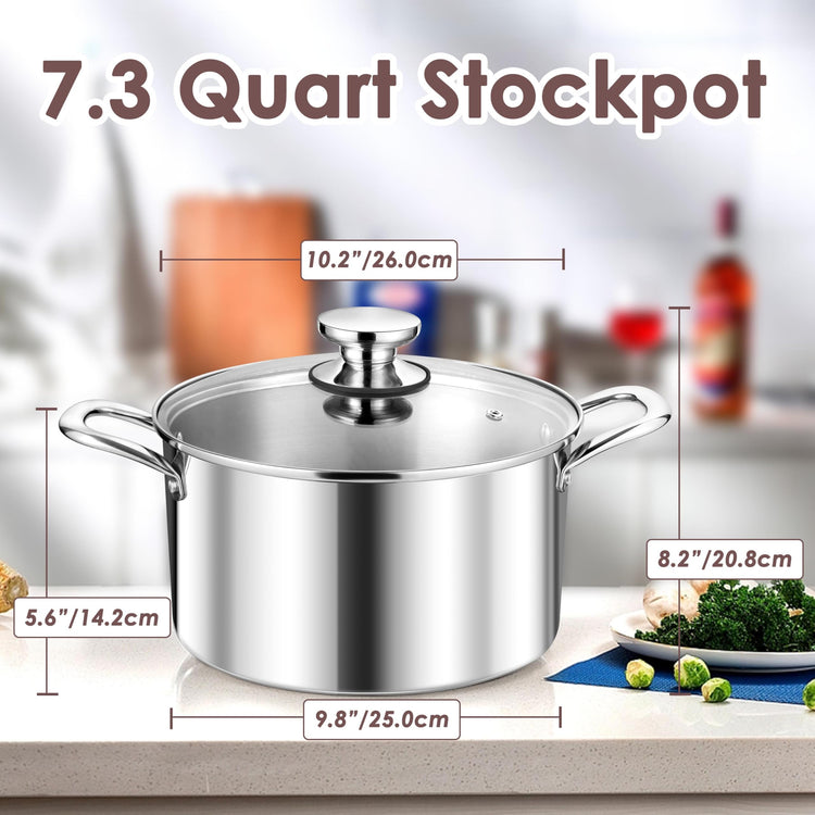 7.3 Quart Stock Pot