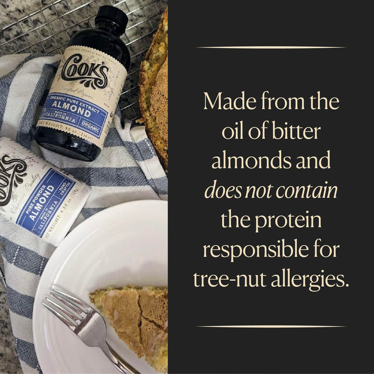 Pure Almond Extract for Baking (4 Fl Oz)