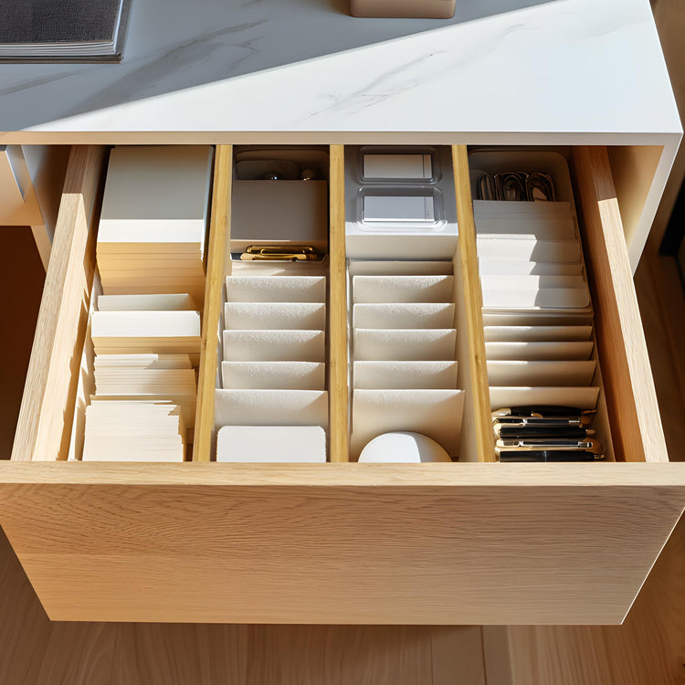 3 Pack Bamboo Drawer Dividers