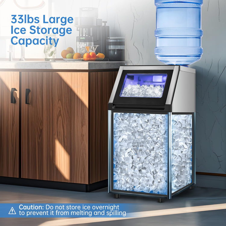 200 lbs High Output Ice Maker Undercounter Built