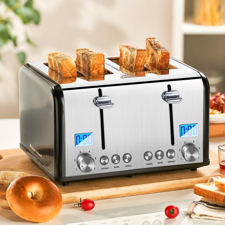 Countdown Stainless Steel 4 Slice Toaster with Bagel