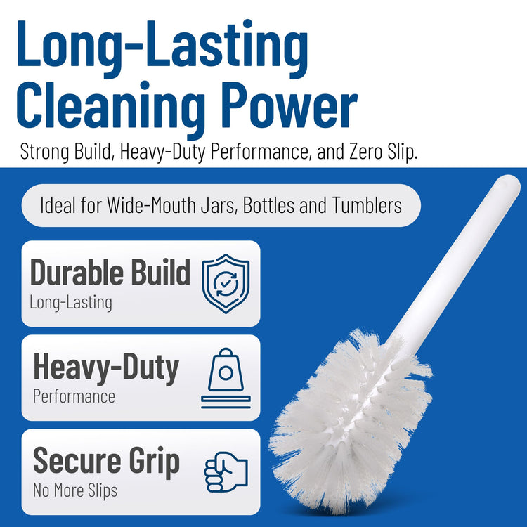 Dish Brush with Round Nylon Head (6 Count)