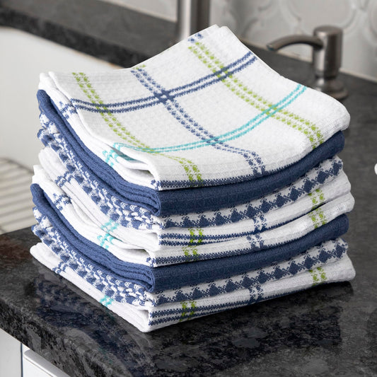 Premium Waffle Dish Cloths (8 Count)