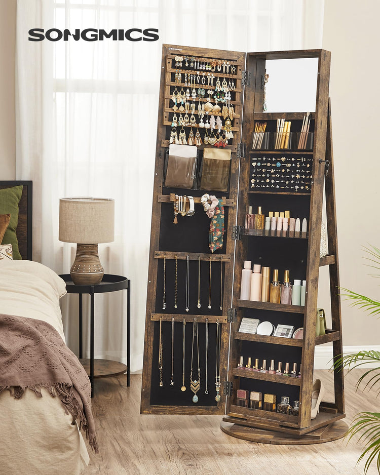 360° Swivel Jewelry Cabinet