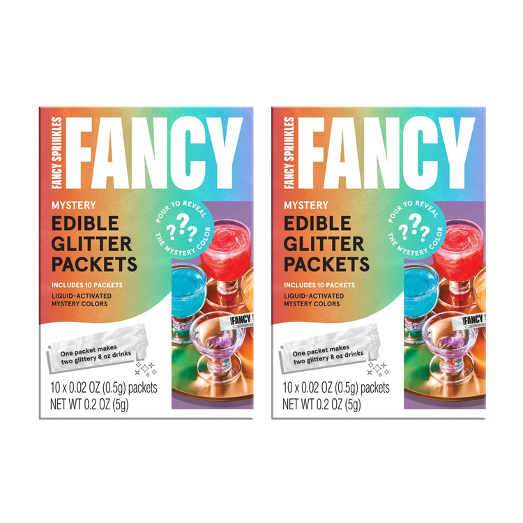 Mystery Colors Edible Glitter Packets 2 Pack