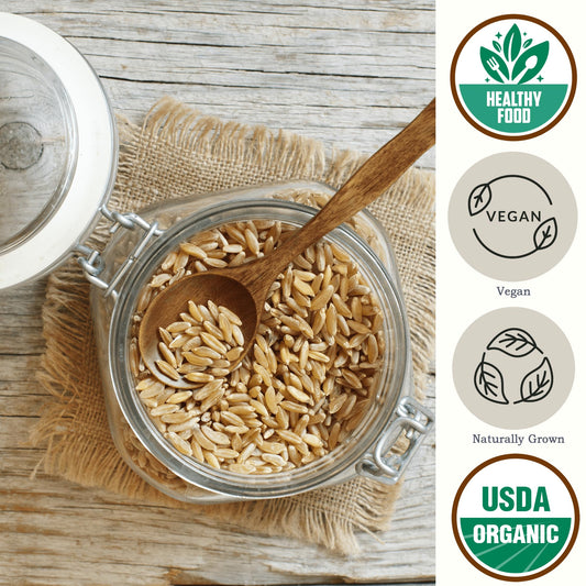 Organic Kamut Wheat Berries Khorasan 4.8lb (76.8 Ounce)