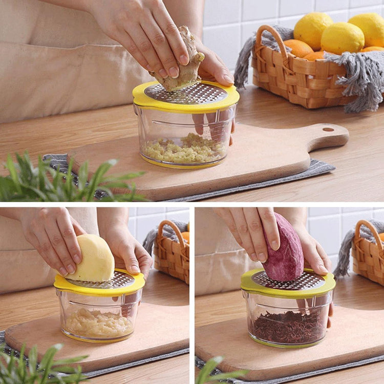 Citrus Lemon Orange Juicer Manual Hand Squeezer with Built