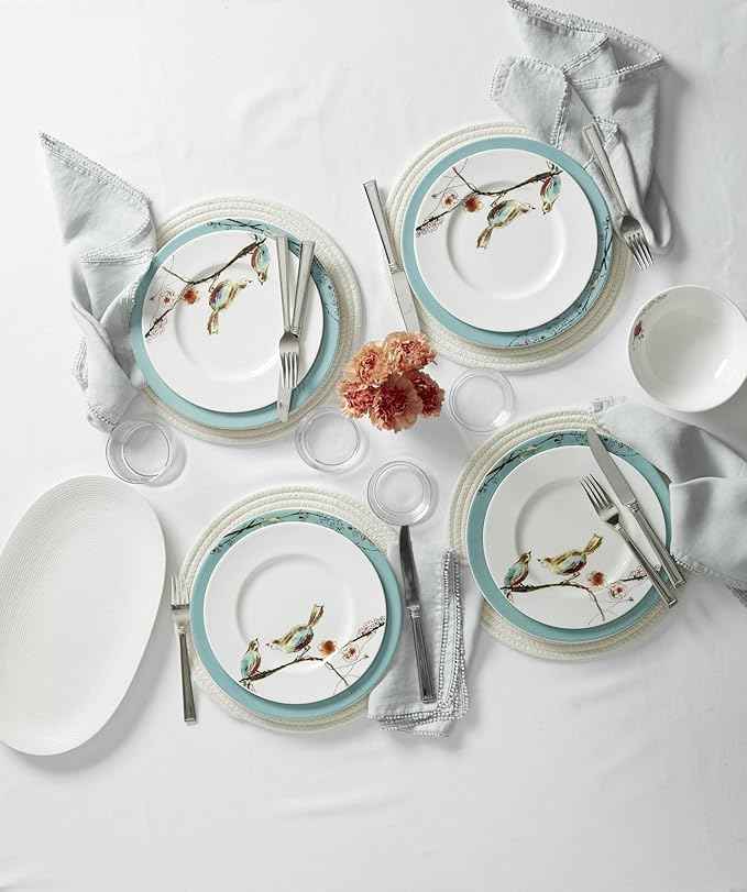 Lenox 896843 Chirp 12-Piece Dinnerware Set