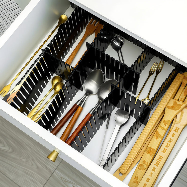 15 Pcs 5.12 Tall Drawer Divider Adjustable Drawer Organizer (15 Count)