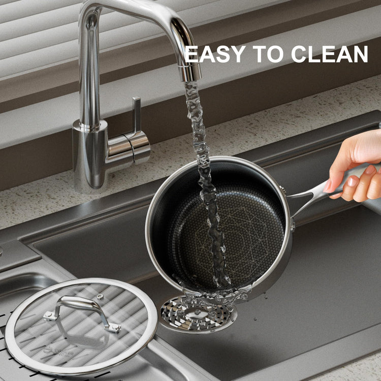2 Quart Stainless Steel Saucepan