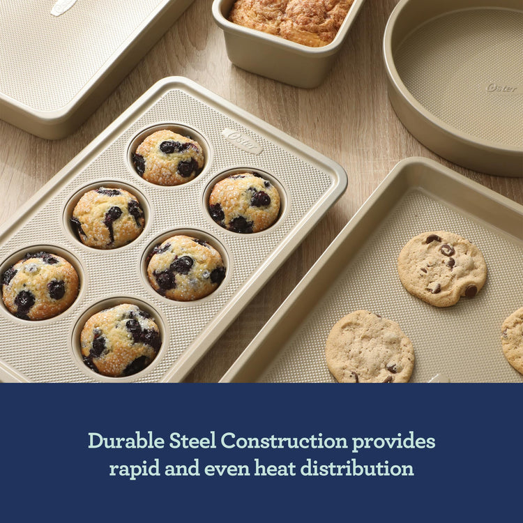 Verlice 5 Piece Carbon Steel Baking Pans Bakeware Set W (5 Count)