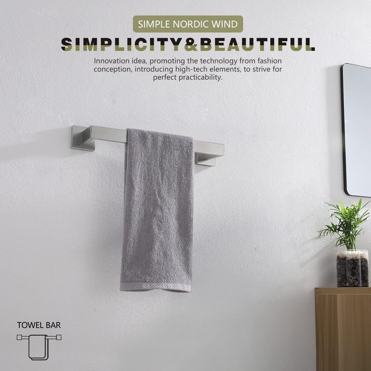 12 Inch Single Towel Bar