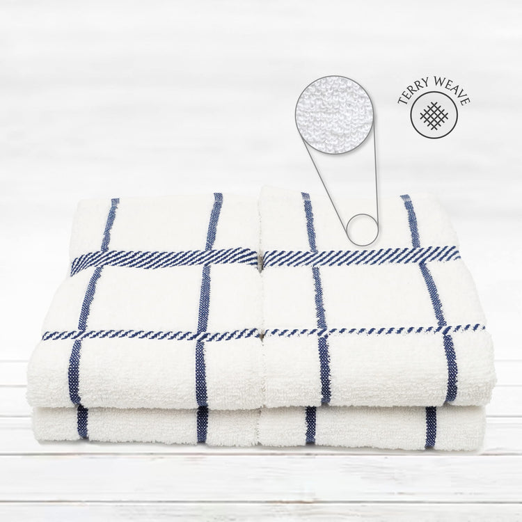 100% Cotton Terry Dish Towels (4 Count)