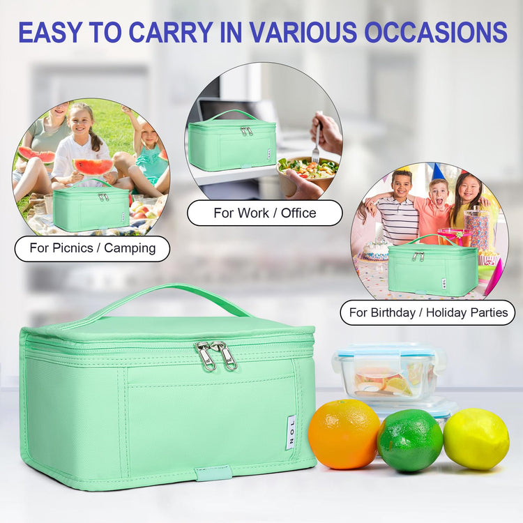 NOL Small Lunch Bag Mini Lunch Box Insulated Lunch Bag for Men