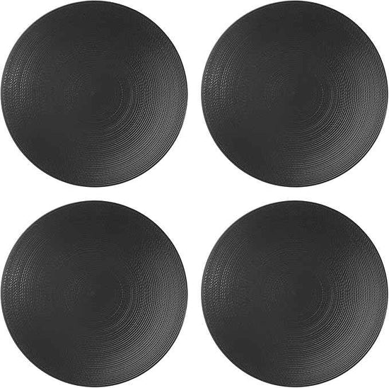 Lenox 895246 Lx Collective Black Dinner Plates, Set Of 4
