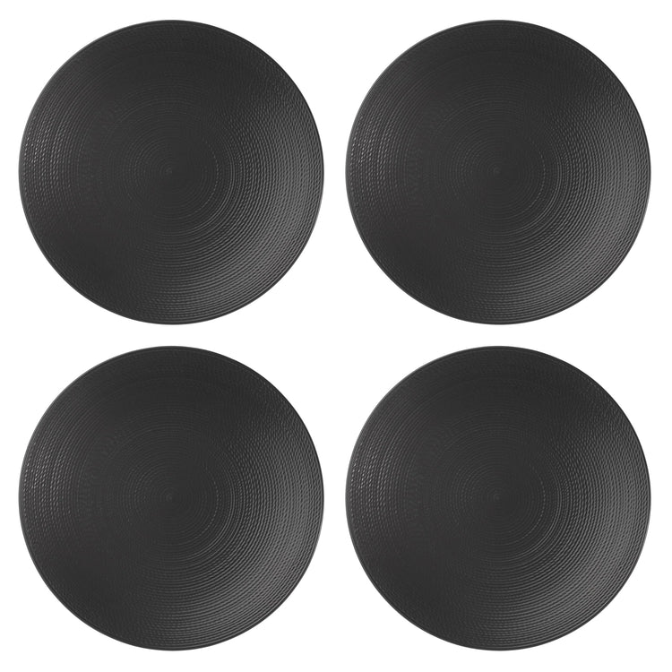 895246 Lx Collective Black Dinner Plates (4 Count)