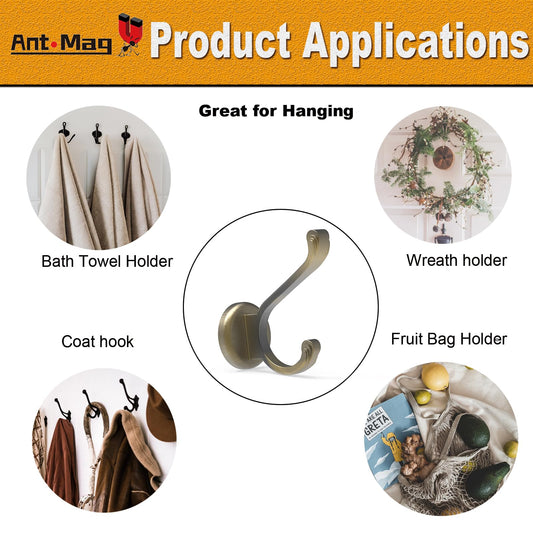 Magnetic Hooks Heavy Duty 140LBS (2 Count)