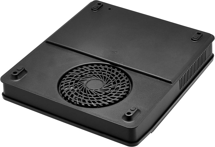 Amazon Basics 1800W Electric Portable Induction Cooktop, Induction Burner with Child Lock, Overheat Protection, Timer, 8 Power Settings, Up to 440°F, for Cookware with Diameter 5.7"-8.2", Black