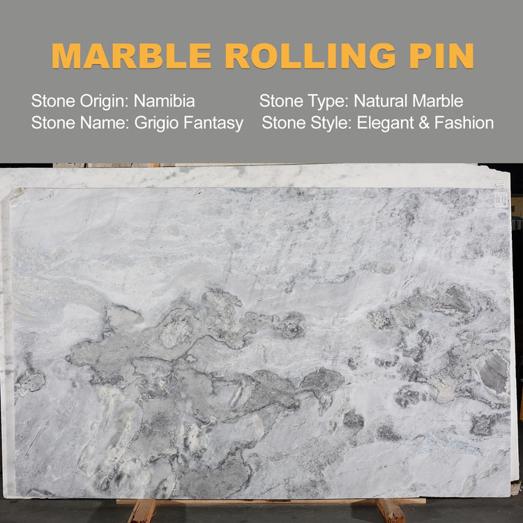 African Natural Marble Rolling Pin
