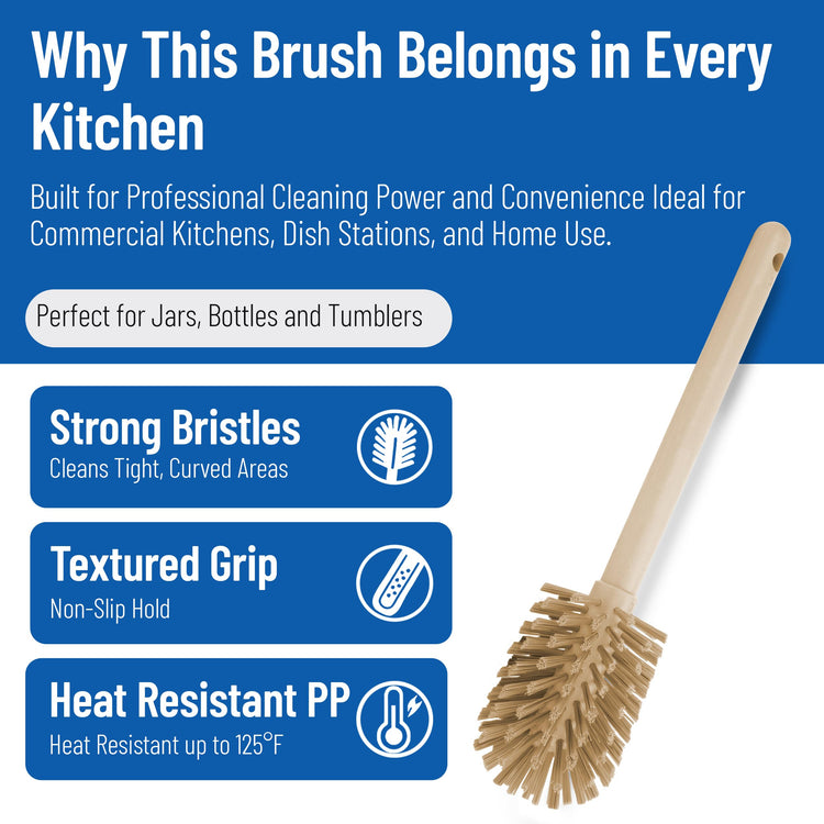 Large Water Bottle Brush Ideal for Wide (6 Count)