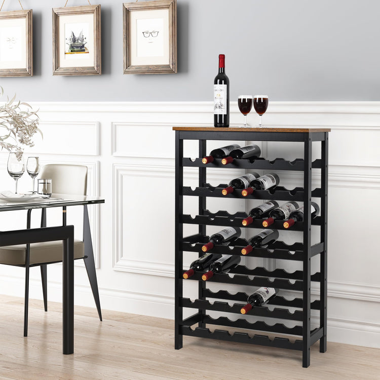 42 Bottles Bamboo Wine Rack (42 Count)