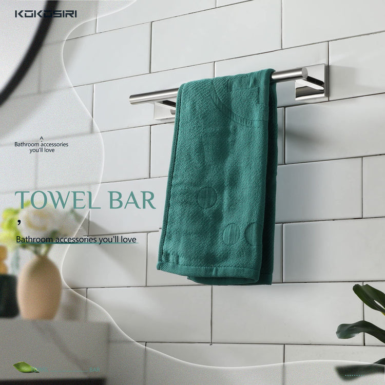 Hand Towel Bar 12 Inch Bathroom Towel Holder for Bath Kitchen Toilet Cabinet Chrome Stainless Steel B4005CH