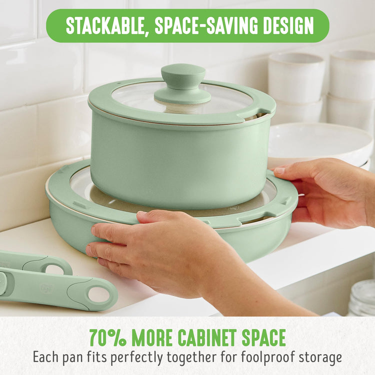 10 Piece Nonstick Pots & Pans Set