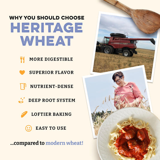 USDA Organic Heritage Pasta Flour (80 Ounce)