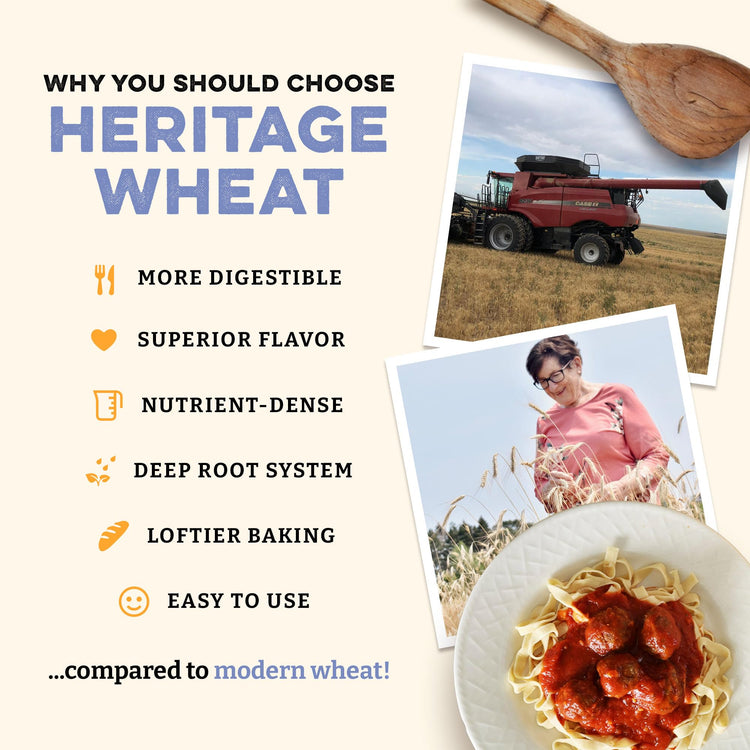 USDA Organic Heritage Pasta Flour (32 Ounce)