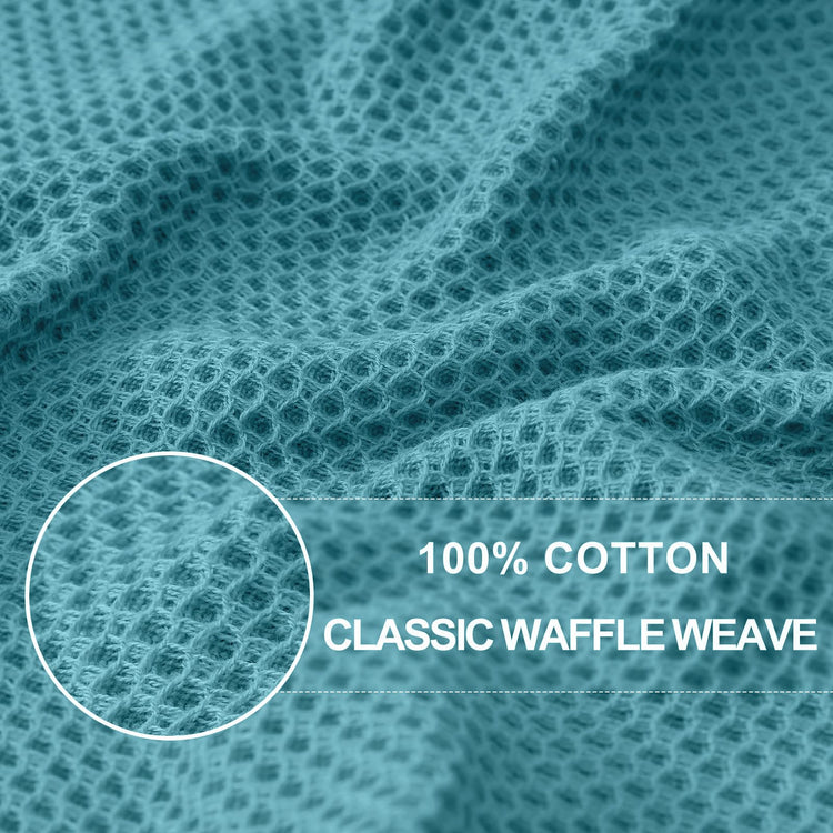 100% Cotton Waffle Weave Kitchen Dish Cloths 6 (6 Count)
