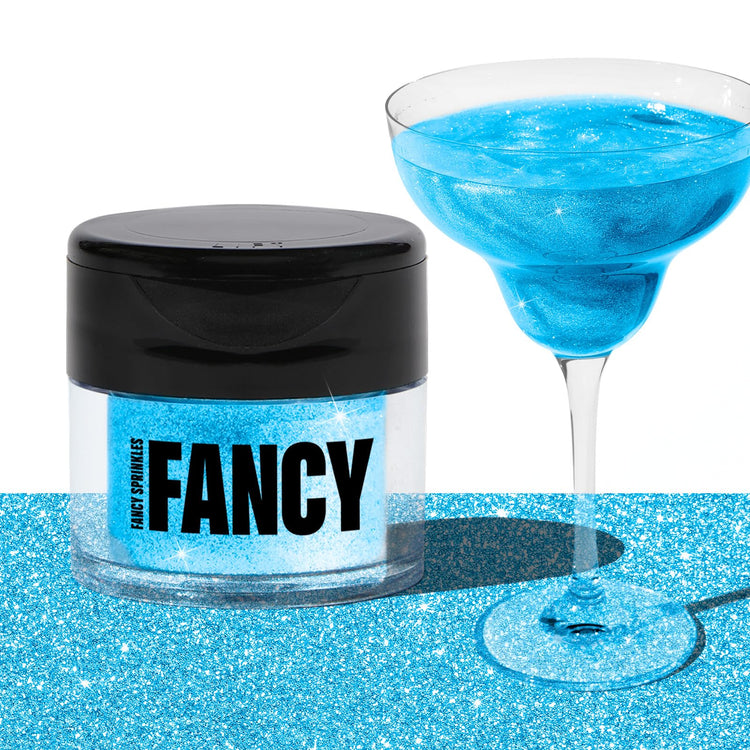 Aquamarine Blue Edible Glitter Luster Dust 4gm
