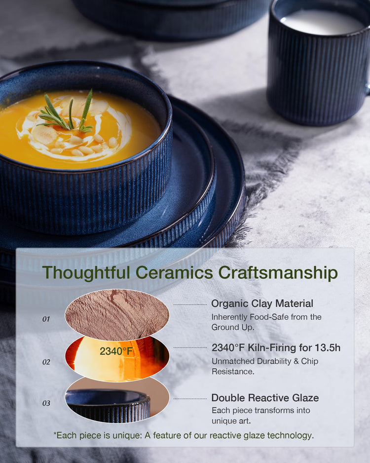Star Dinnerware Sets with Mugs (16 Count)