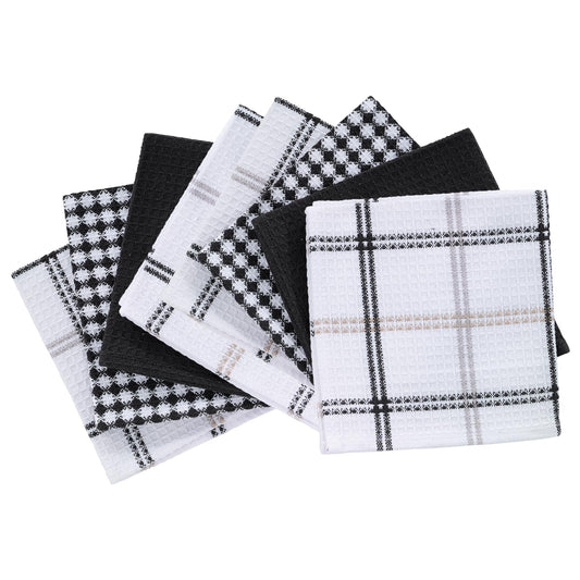 Premium Waffle Dish Cloths (8 Count)