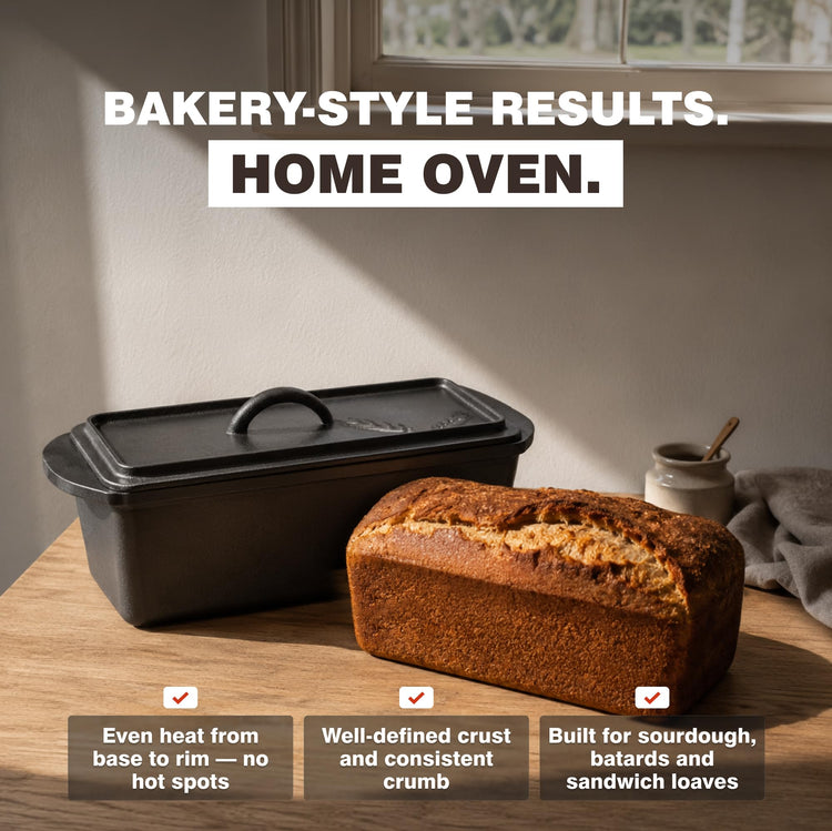 Cast Iron Bread Pan With Lid