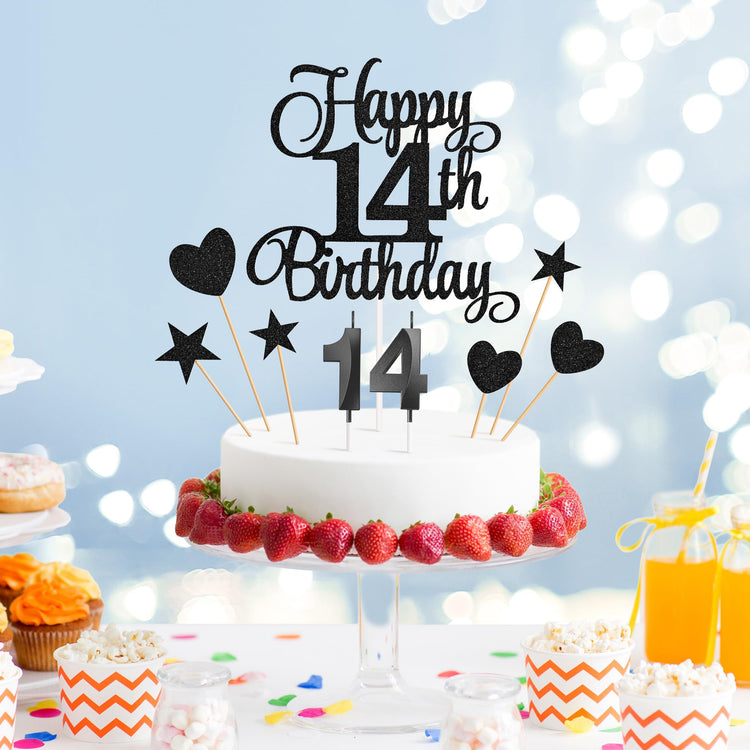 14th Birthday Cake Decorations