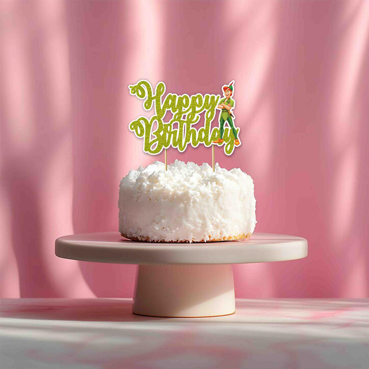 Petr Pan Happy Birthday Cake Topper