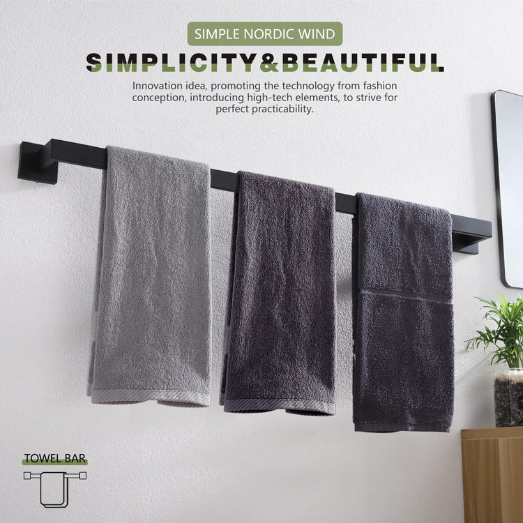 36 Inch Single Towel Bar