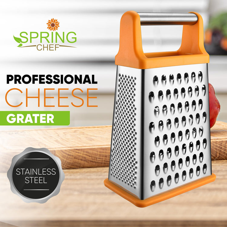 Stainless Steel XL Cheese Grater for Kitchen