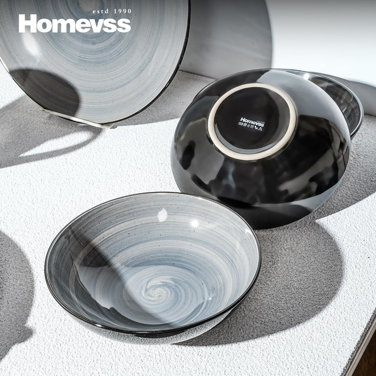 HomeVss Stoneware Sonoma 16pc Dinnerware Set