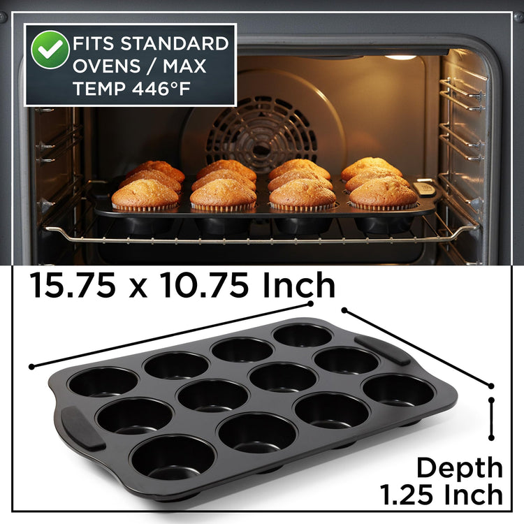 Muffin Pan 12 Cup Non
