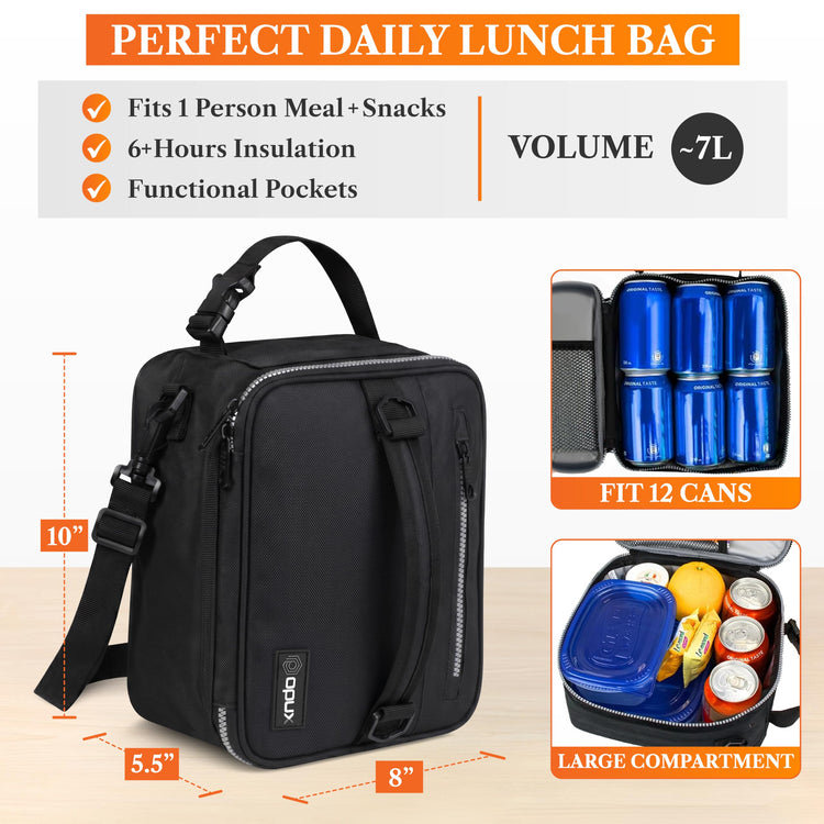 Insulated Lunch Bag for Men Women Kids